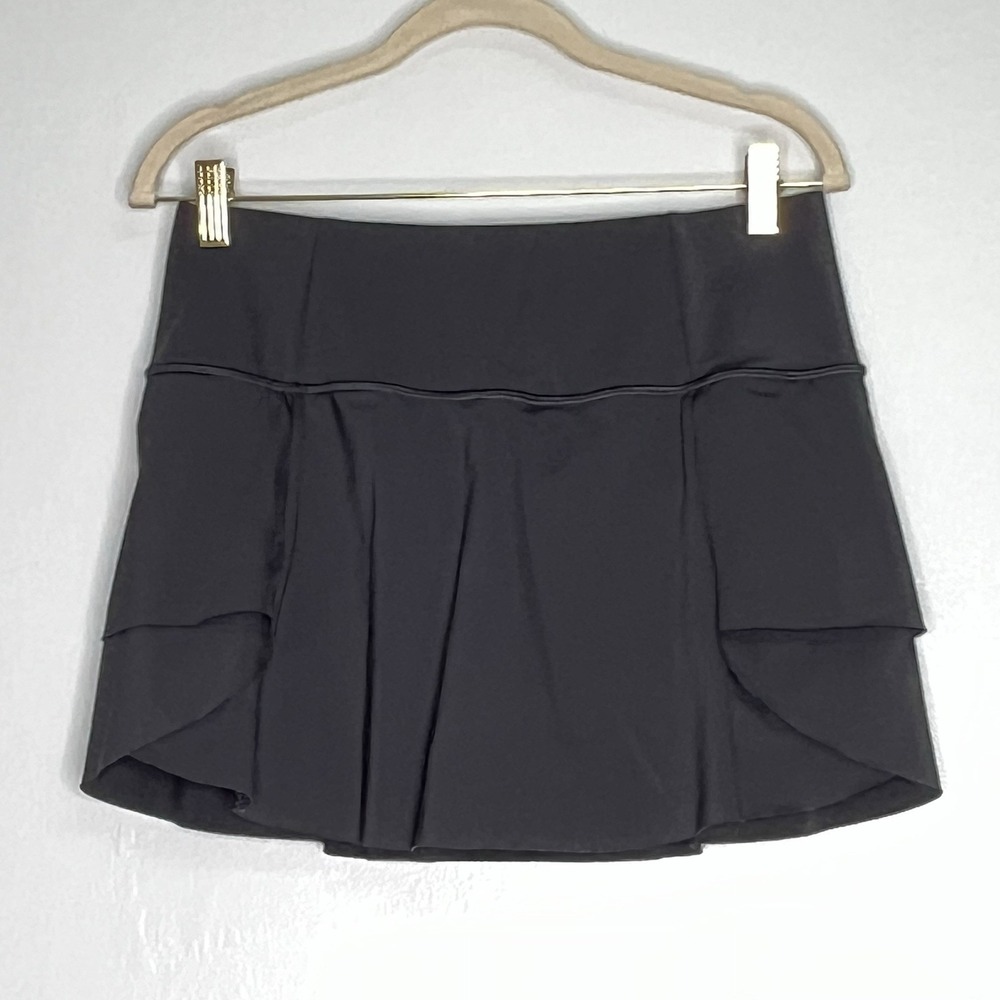 Athleta‎ Momentum Ruffle Layered Skort Black Size S